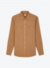 Chemise Oxford Uni Beige
