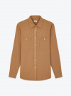 Chemise Oxford Uni Beige