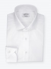 Chemise Popeline Uni Blanc (repassage facile)