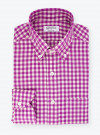 Chemise Twill Carreaux Parme