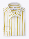 Chemise Popeline Rayé Jaune