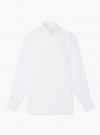 Chemise Lin Uni Blanc