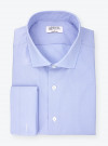Chemise Chambray Rayé Bleu