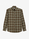 Chemise Flanelle Carreaux Vert