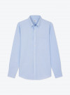 Chemise Oxford Uni Bleu