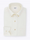 Chemise Oxford Uni Blanc cassé