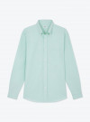 Chemise Oxford Uni Vert