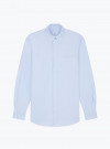 Chemise Oxford Uni Bleu