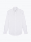 Chemise Popeline Uni Blanc