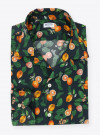 Chemise Popeline Motif Orange