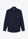 Chemise Twill Uni Bleu