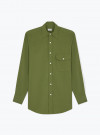 Chemise Twill Uni Vert