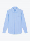Chemise Popeline Rayé Bleu