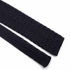 Cravate Bleue Soie - Knitted Zig Zag