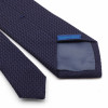 Cravate Bleue Grenadine de Soie « Garza Grossa »
