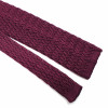 Cravate Bordeaux Soie - Knitted Zig Zag