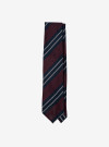 Cravate Regimental Bordeaux Marine