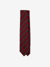 Cravate Regimental Rouge et Or
