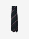 Cravate Regimental Vert Violet