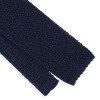 Cravate Tricot Bleu Marine