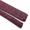 Cravate Tricot Mix Bordeaux