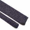 Cravate Grise Tricot Laine