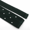 Cravate Verte Soie « Knit Tie »