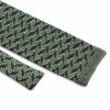Cravate Verte Motifs Zigzag