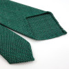 Cravate en laine faux-uni vert clair