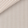 Chambray Rayé Marron