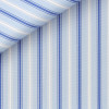Popeline Rayé Bleu