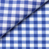Oxford Carreaux Bleu Blanc