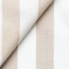 Popeline Rayé Beige
