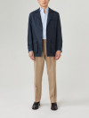 Veste Saharienne Lin Marine