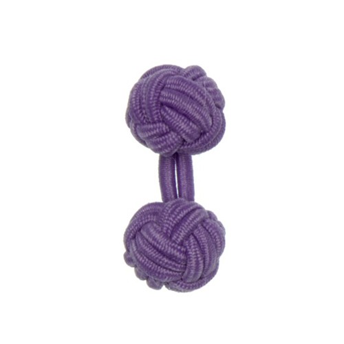 Boutons Manchette en Passementerie Mauve