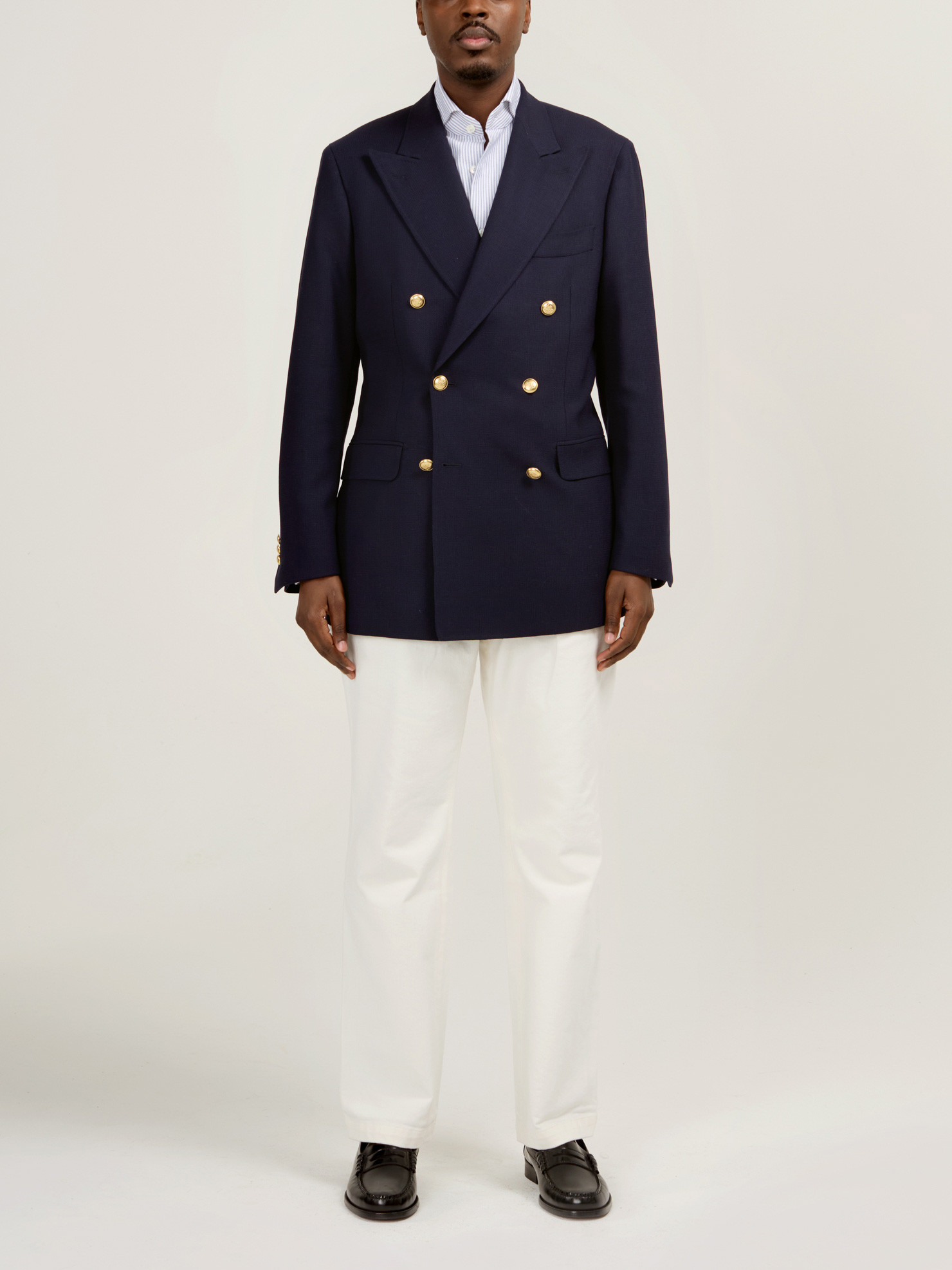 Blazer Croisé Marine Fresco