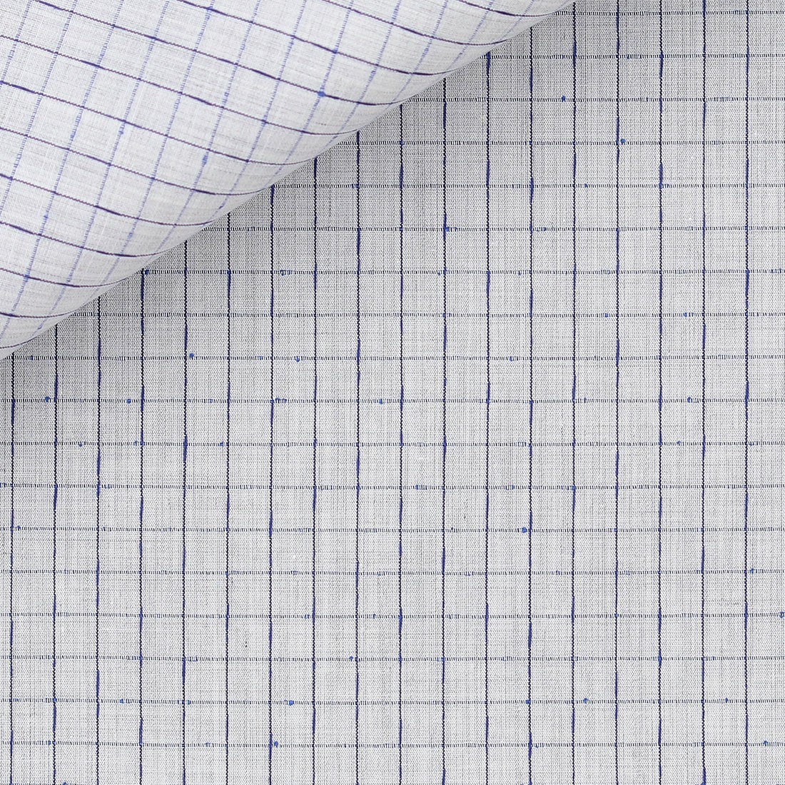 Bouclé Carreaux Bleu