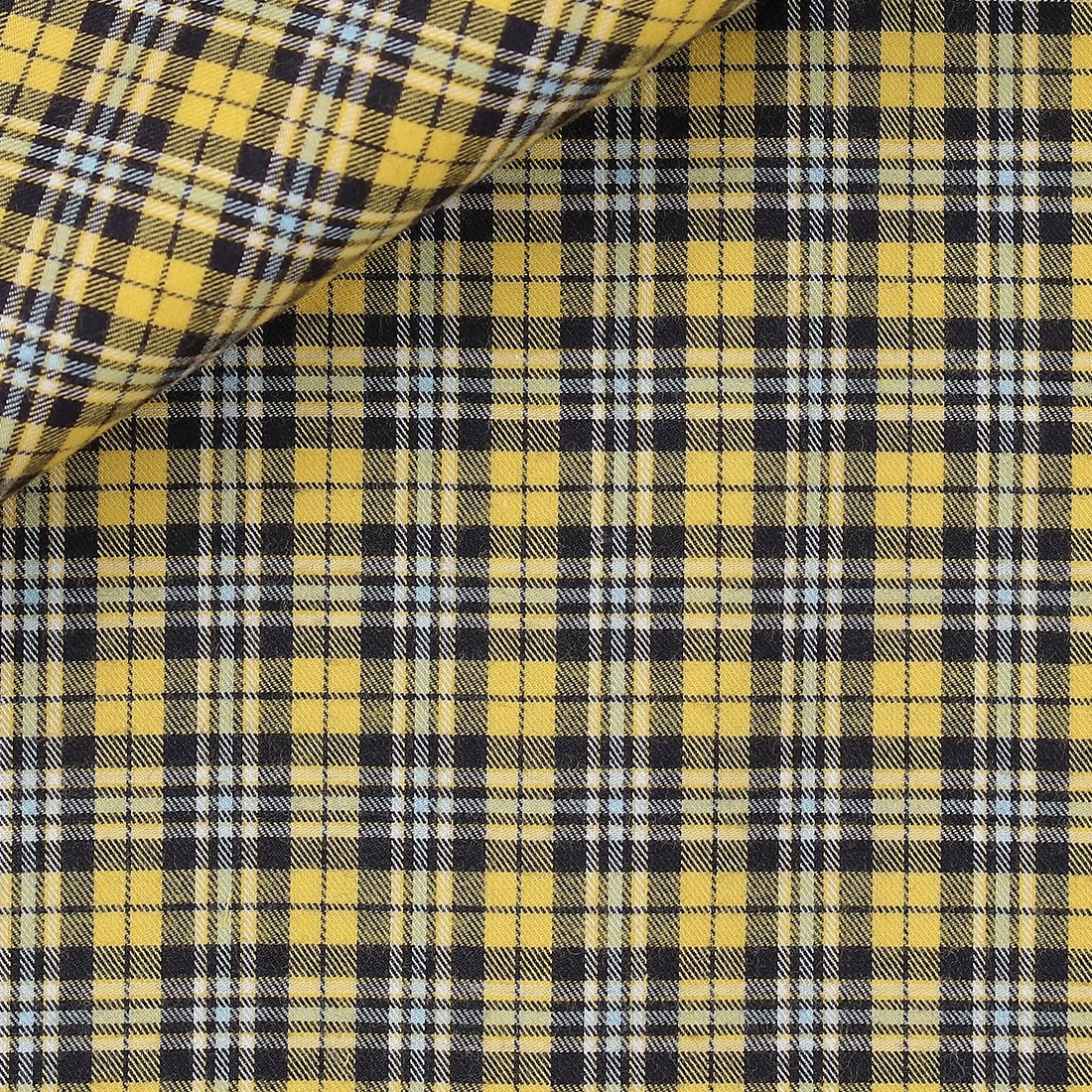Flanelle Carreaux Jaune