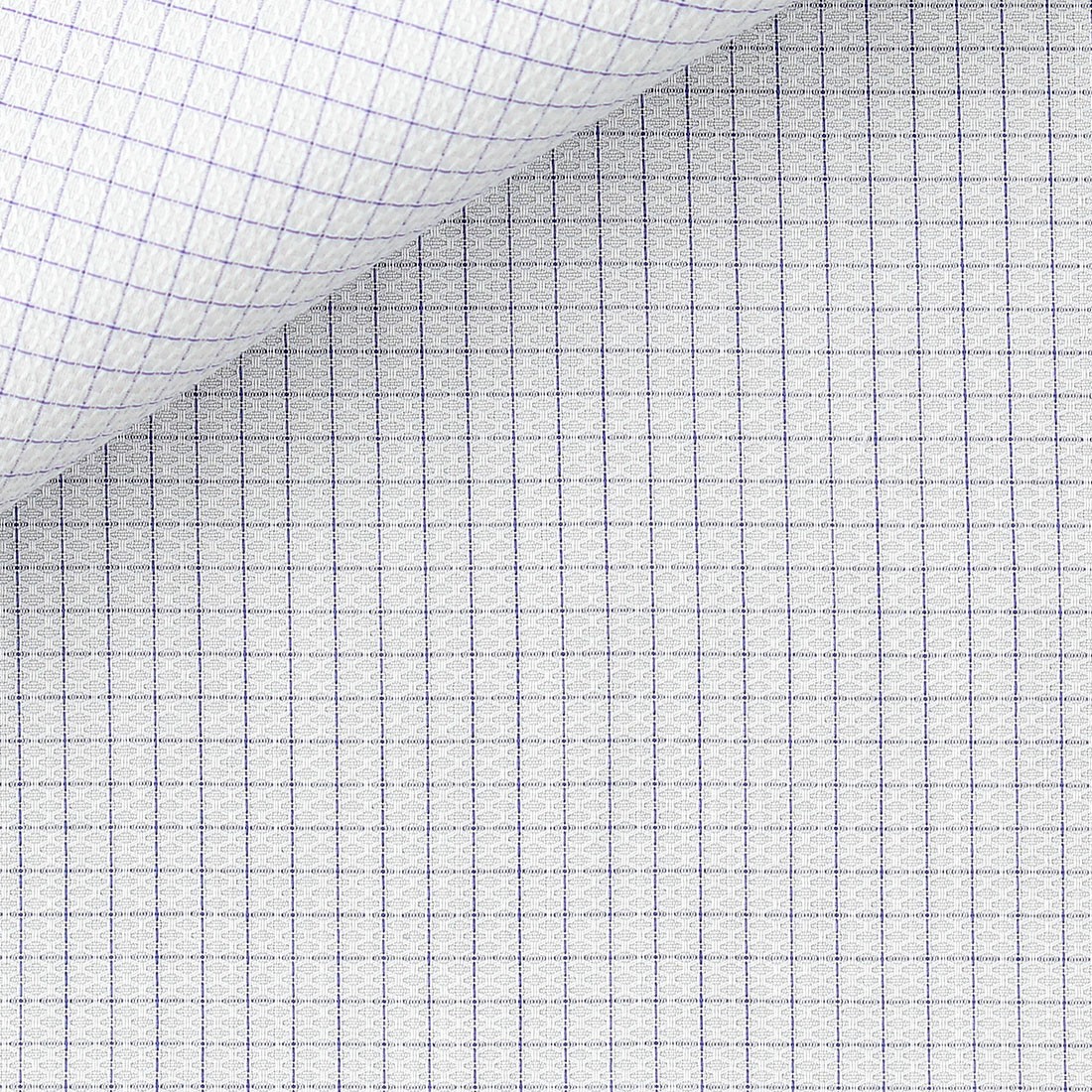 Nid d'abeille Carreaux Bleu