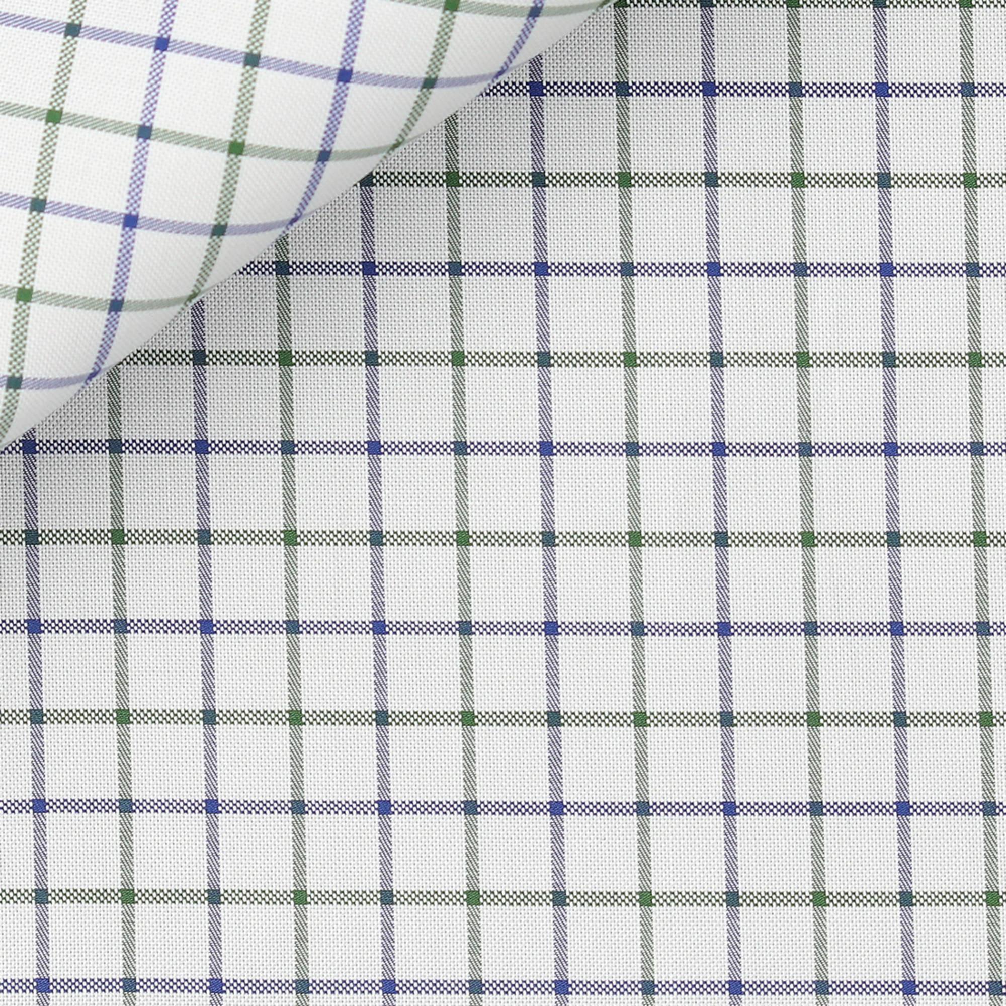 Bouclé Carreaux Vert