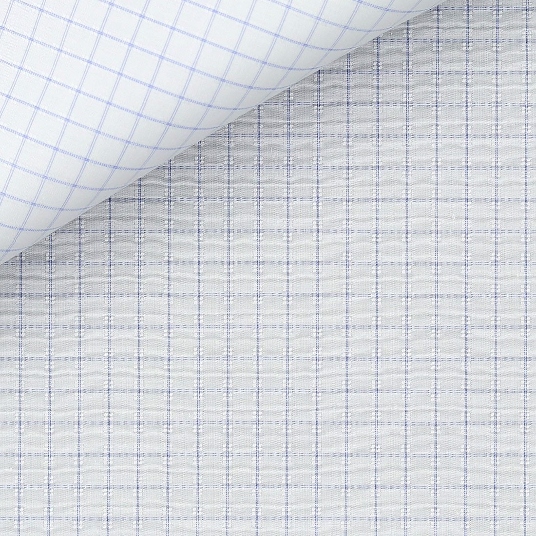 Bouclé Carreaux Bleu