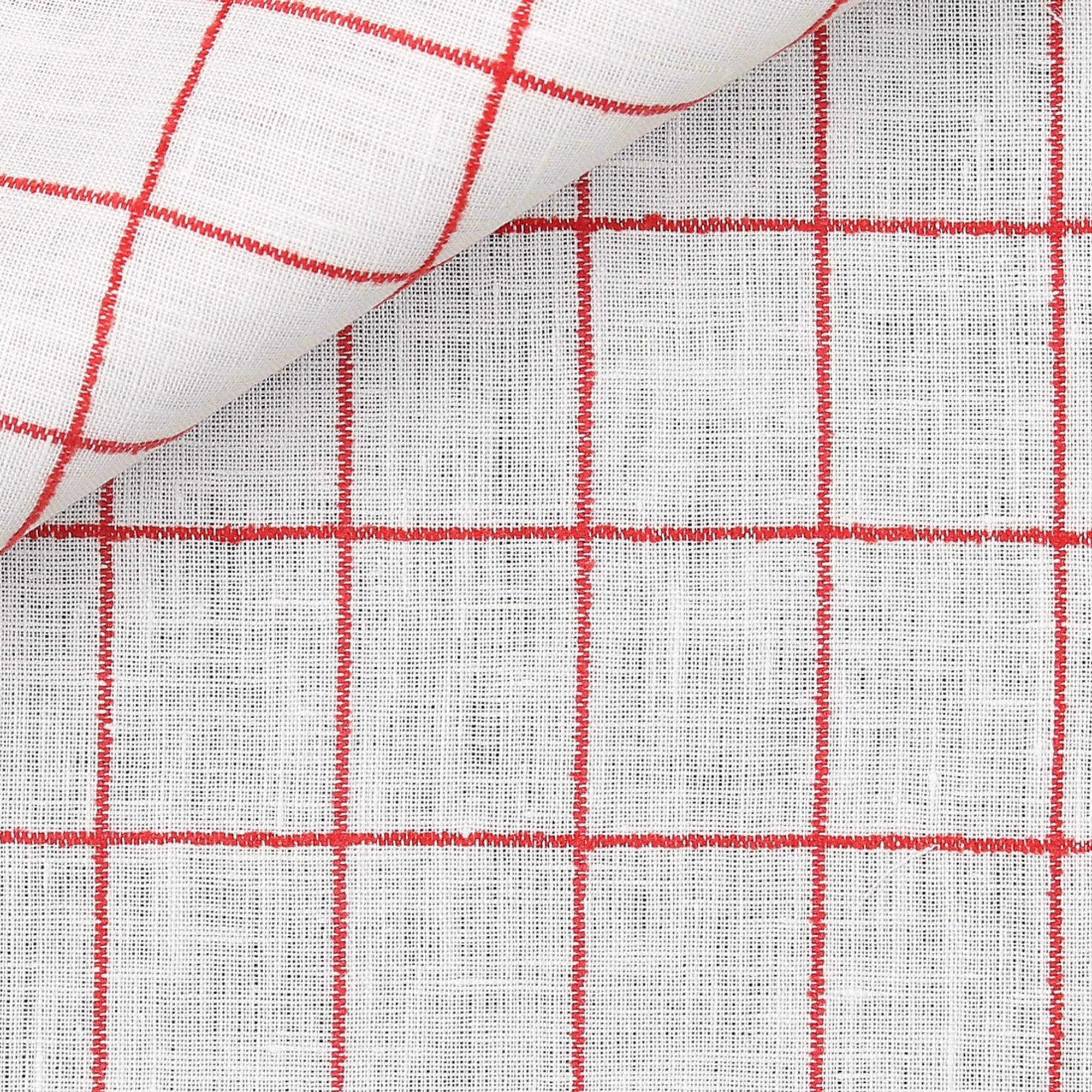 Lin Carreaux Rouge