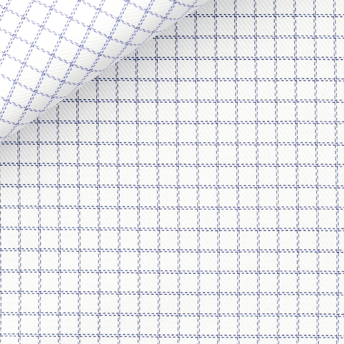 Chevron Carreaux Bleu