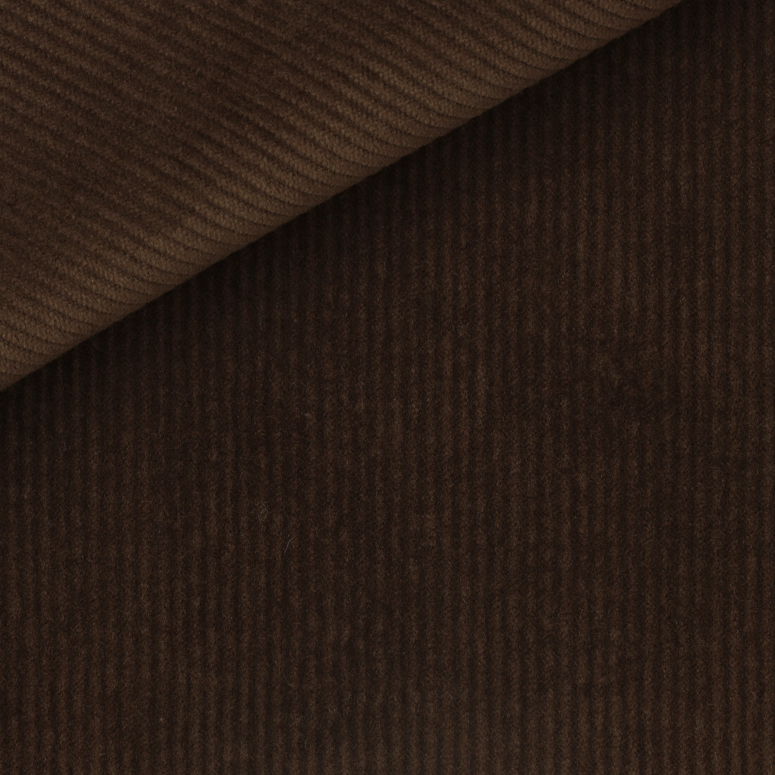 Velours Uni Marron