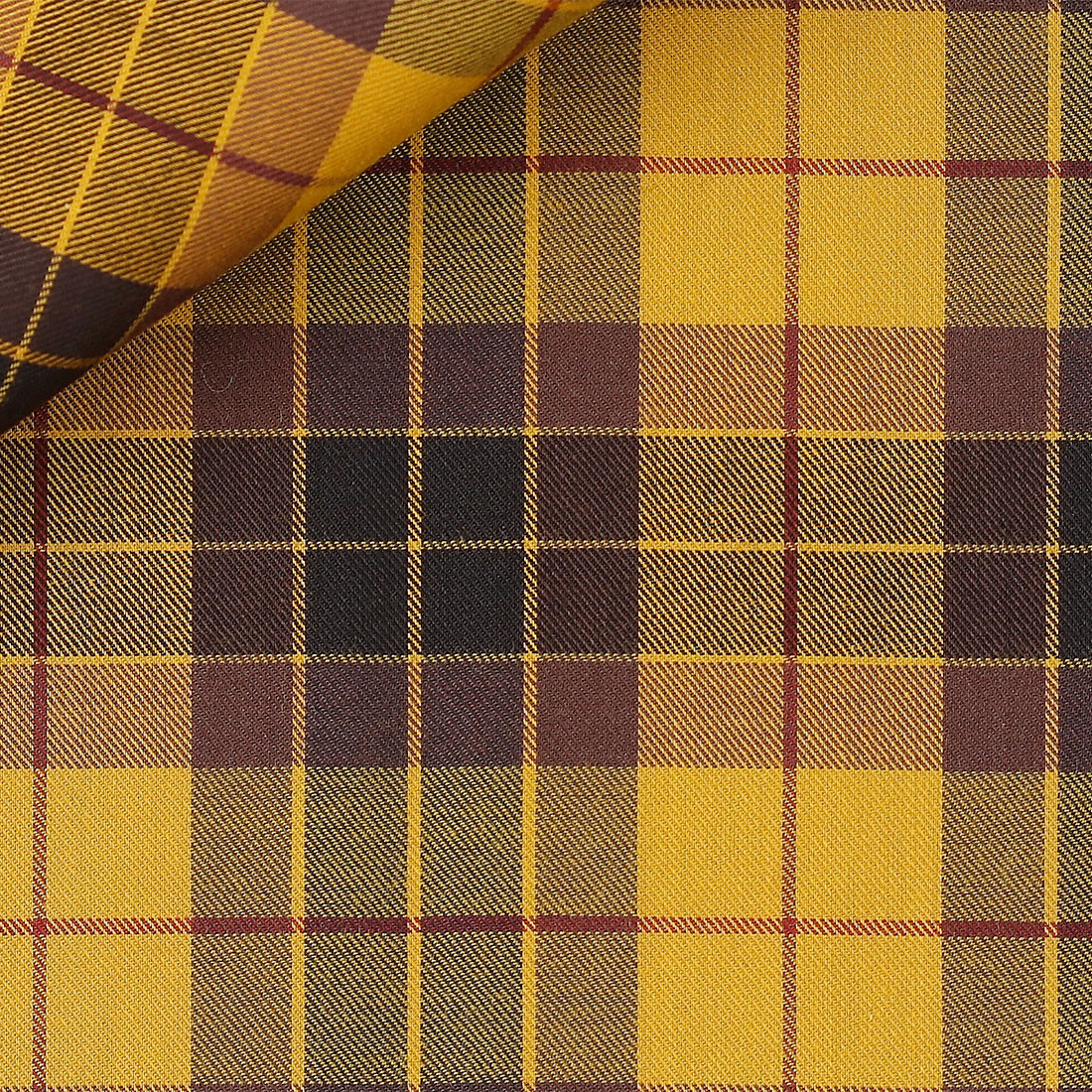 Twill Carreaux Jaune