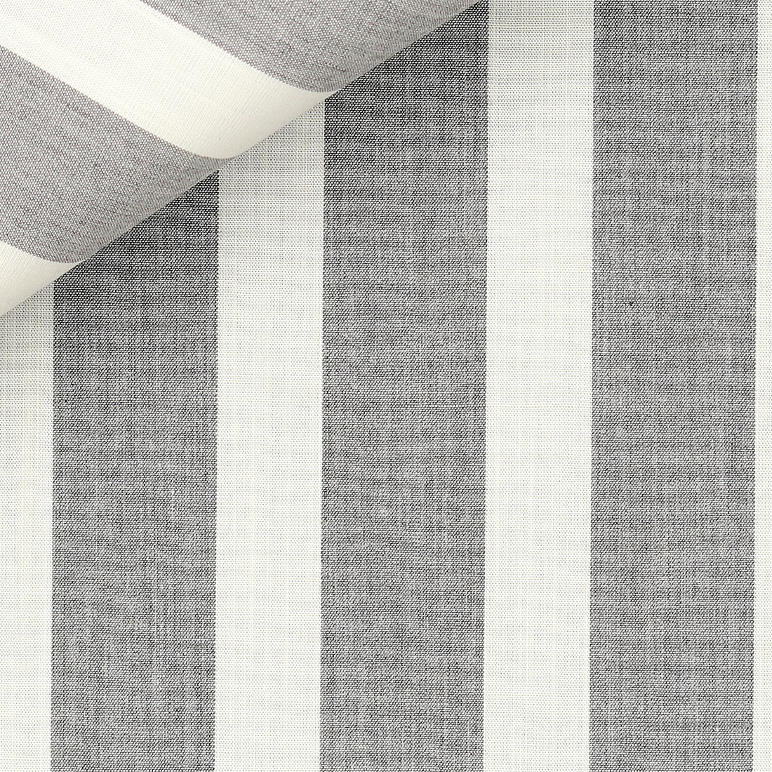 Twill Rayé Gris