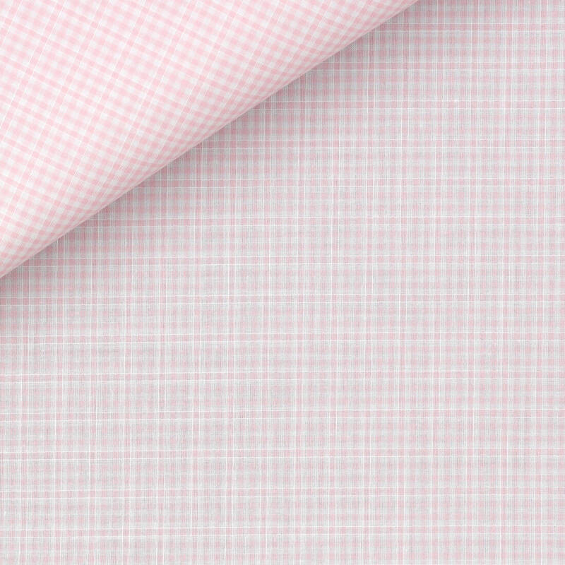 Chambray Carreaux Rose