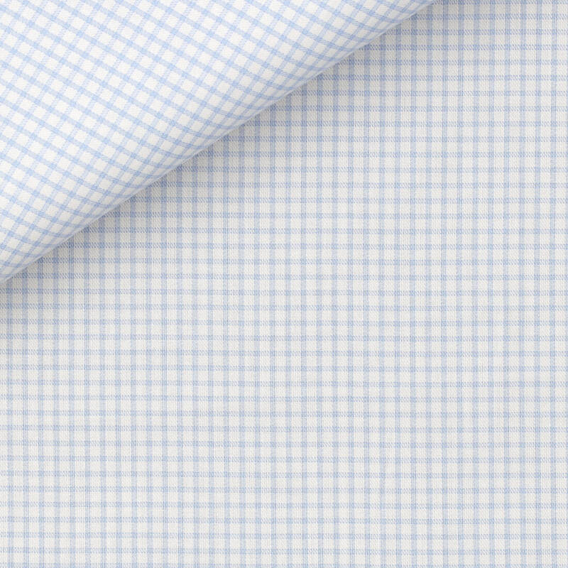 Twill Carreaux Bleu