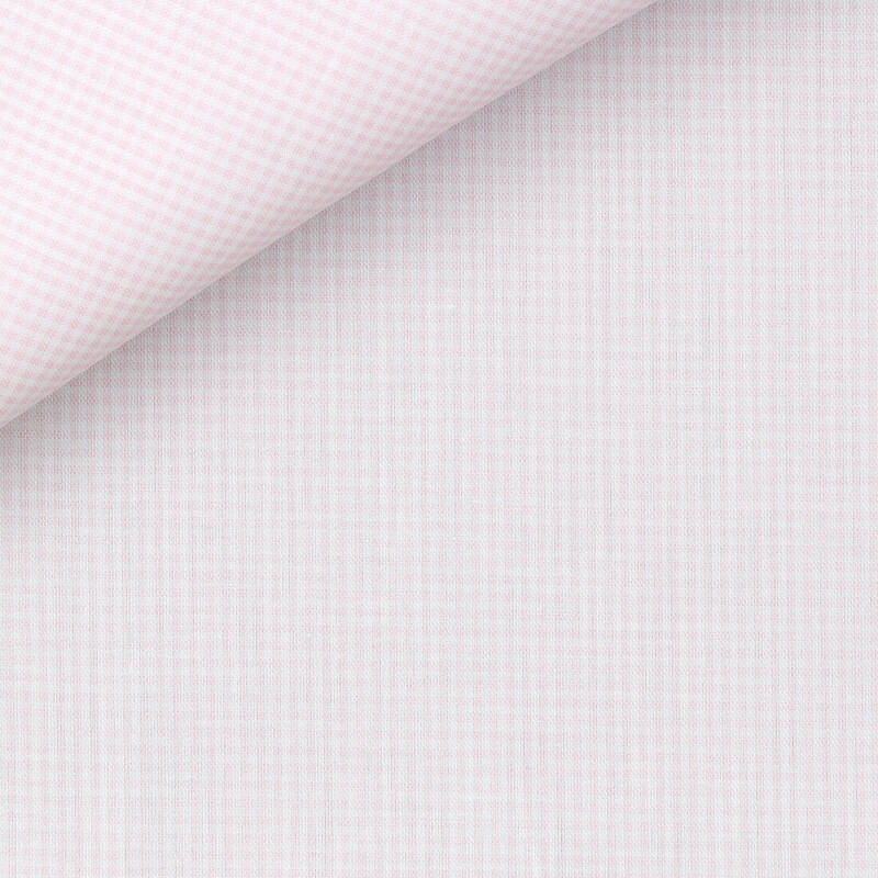 Twill Carreaux Rose