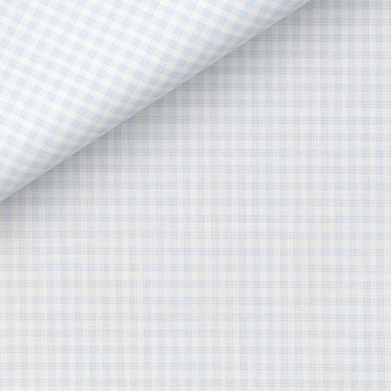 Twill Carreaux Bleu